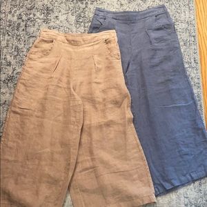 Two Pairs of Linen Pants